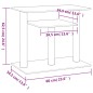 vidaXL Postes rascadores para gatos con plataformas gris oscuro 62,5cm