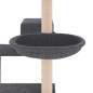 vidaXL Rascador para gatos con postes de sisal gris oscuro 82,5 cm vidaXL Rascador para gatos con postes de sisal gris oscuro 82,5 cm