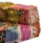 vidaXL Puf modular de 2 plazas de tela patchwork vidaXL Puf modular de 2 plazas de tela patchwork