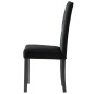 vidaXL Sillas de comedor 4 unidades terciopelo negro vidaXL Sillas de comedor 4 unidades terciopelo negro