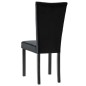 vidaXL Sillas de comedor 4 unidades terciopelo negro vidaXL Sillas de comedor 4 unidades terciopelo negro