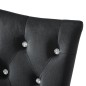 vidaXL Sillas de comedor 4 unidades terciopelo negro vidaXL Sillas de comedor 4 unidades terciopelo negro