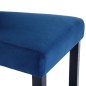 vidaXL Sillas de comedor 4 unidades terciopelo azul oscuro vidaXL Sillas de comedor 4 unidades terciopelo azul oscuro