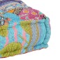 vidaXL Puf patchwork de tela vidaXL Puf patchwork de tela