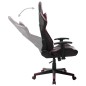 vidaXL Silla de gaming de cuero sintético negro y rojo tinto vidaXL Silla de gaming de cuero sintético negro y rojo tinto