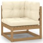 vidaXL Juego de muebles de jardín 6 pzas y cojines madera maciza pino vidaXL Juego de muebles de jardín 6 pzas y cojines madera maciza pino