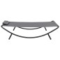 vidaXL Tumbona de acero gris 200x90 cm vidaXL Tumbona de acero gris 200x90 cm