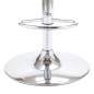 vidaXL Taburete de cocina madera contrachapada y tela gris vidaXL Taburete de cocina madera contrachapada y tela gris