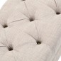 vidaXL Banco de almacenamiento madera maciza y acero 111x34x37 cm