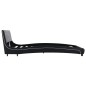 vidaXL Estructura de cama de cuero sintético negro 120x200 cm