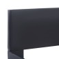 vidaXL Estructura de cama de cuero sintético negro 160x200 cm vidaXL Estructura de cama de cuero sintético negro 160x200 cm