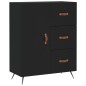 vidaXL Aparador alto madera contrachapada negro 69,5x34x180 cm vidaXL Aparador alto madera contrachapada negro 69,5x34x180 cm