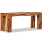 vidaXL Banco de madera maciza de sheesham 110x35x45 cm vidaXL Banco de madera maciza de sheesham 110x35x45 cm