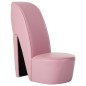 vidaXL Sillón con forma de zapato de tacón cuero sintético rosa vidaXL Sillón con forma de zapato de tacón cuero sintético rosa