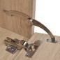 vidaXL Conjunto de muebles de baño y lavabo 8 piezas beige vidaXL Conjunto de muebles de baño y lavabo 8 piezas beige