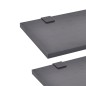 vidaXL Conjunto de muebles de baño y lavabo 9 piezas negro vidaXL Conjunto de muebles de baño y lavabo 9 piezas negro