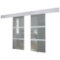 vidaXL Puerta corredera doble de vidrio vidaXL Puerta corredera doble de vidrio