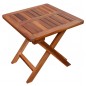 vidaXL Tumbonas 2 unidades y mesita madera maciza de acacia 