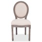 vidaXL Sillas de comedor 6 unidades tela color crema vidaXL Sillas de comedor 6 unidades tela color crema