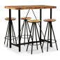 vidaXL Set de muebles de bar 5 piezas madera maciza reciclada vidaXL Set de muebles de bar 5 piezas madera maciza reciclada