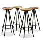vidaXL Set de muebles de bar 5 piezas madera maciza reciclada vidaXL Set de muebles de bar 5 piezas madera maciza reciclada