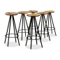 vidaXL Set de muebles de bar 7 piezas madera de acacia y reciclada vidaXL Set de muebles de bar 7 piezas madera de acacia y reciclada