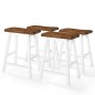 vidaXL Juego de mesa alta y taburete de cocina 5 pzas madera maciza vidaXL Juego de mesa alta y taburete de cocina 5 pzas madera maciza
