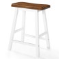 vidaXL Juego de mesa alta y taburete de cocina 5 pzas madera maciza vidaXL Juego de mesa alta y taburete de cocina 5 pzas madera maciza