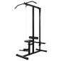 vidaXL Máquina de musculación con discos de peso 40 kg