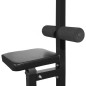 vidaXL Máquina de musculación con discos de peso 40 kg