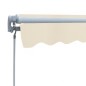 vidaXL Toldo plegable de operación manual 300 cm crema vidaXL Toldo plegable de operación manual 300 cm crema