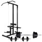 vidaXL Máquina de musculación con pesas y mancuernas 60,5 kg vidaXL Máquina de musculación con pesas y mancuernas 60,5 kg
