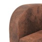 vidaXL Conjunto de sofás 2 piezas ante artificial marrón vidaXL Conjunto de sofás 2 piezas ante artificial marrón