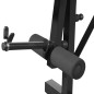 vidaXL Banco musculación con soporte pesas, pesas y mancuernas 60,5 kg vidaXL Banco musculación con soporte pesas, pesas y mancuernas 60,5 kg