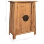 vidaXL Conjunto de muebles de baño 5 piezas madera maciza de pino