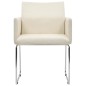 vidaXL Sillas de comedor 6 unidades tela apariencia de lino blanco vidaXL Sillas de comedor 6 unidades tela apariencia de lino blanco