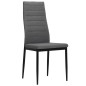 vidaXL Sillas de comedor 6 unidades tela gris claro vidaXL Sillas de comedor 6 unidades tela gris claro