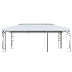 vidaXL Cenador blanco 3x6 m