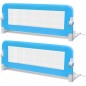 vidaXL Barandilla de seguridad cama de niño 2 uds azul 102x42 cm vidaXL Barandilla de seguridad cama de niño 2 uds azul 102x42 cm