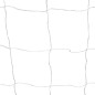 vidaXL Porterías de fútbol 2 uds con red 182x61x122 cm acero blanco