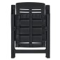 vidaXL Conjunto de comedor de jardín 11 piezas plástico gris antracita vidaXL Conjunto de comedor de jardín 11 piezas plástico gris antracita