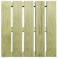 vidaXL Baldosa de porche 24 unidades madera verde 50x50 cm vidaXL Baldosa de porche 24 unidades madera verde 50x50 cm
