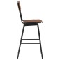 vidaXL Conjunto de mesa alta con taburetes 3 piezas acero negro vidaXL Conjunto de mesa alta con taburetes 3 piezas acero negro