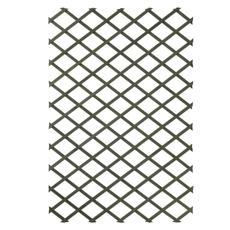 Nature Enrejado de jardín madera verde 2 unidades 100x200 cm Nature Enrejado de jardín madera verde 2 unidades 100x200 cm