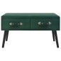 vidaXL Banco con cajones terciopelo verde 80 cm vidaXL Banco con cajones terciopelo verde 80 cm