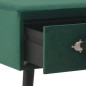 vidaXL Banco con cajones terciopelo verde 80 cm vidaXL Banco con cajones terciopelo verde 80 cm