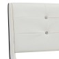 vidaXL Cama con colchón cuero sintético blanco 180x200 cm vidaXL Cama con colchón cuero sintético blanco 180x200 cm