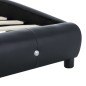 vidaXL Cama con colchón cuero sintético negro 180x200 cm vidaXL Cama con colchón cuero sintético negro 180x200 cm