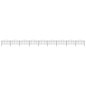 vidaXL Valla de jardín con punta de lanza acero negro (0,5-0,75)x15,3m vidaXL Valla de jardín con punta de lanza acero negro (0,5-0,75)x15,3m