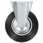vidaXL Ruedas fijas 24 unidades 200 mm